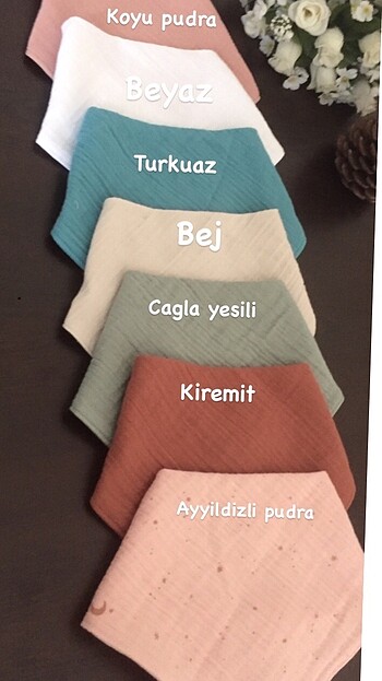 Beden Kalin muslin onluk fular