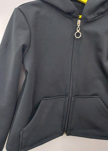 Gri Erkek Çocuk Fermuarlı mont - Görsel 3