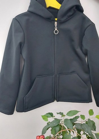 Gri Erkek Çocuk Fermuarlı mont - Görsel 2