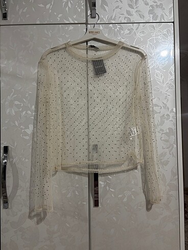 Zara transparan bluz