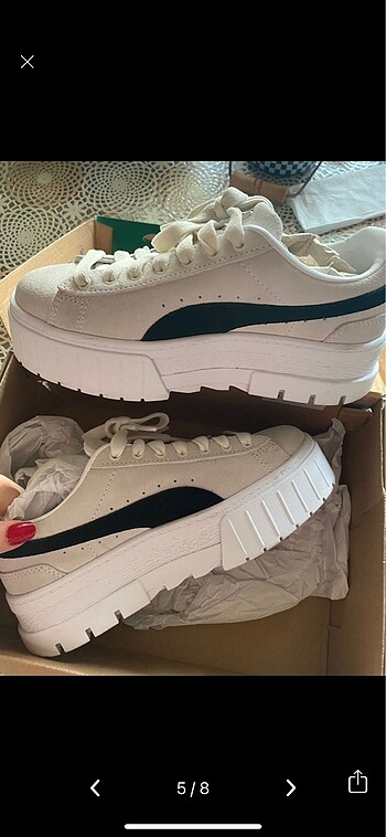 36 Beden camel Renk Puma spor ayakkabı