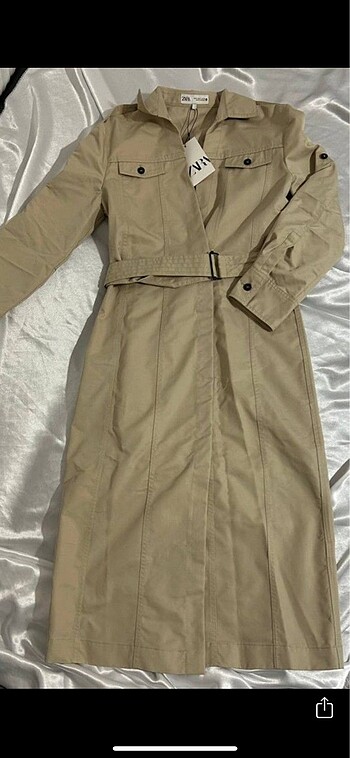 Zara trençkot elbise