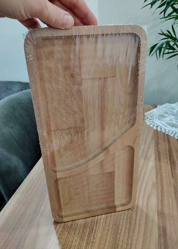 Parlak Bej Bölmeli Sunum Tepsisi - Görsel 3