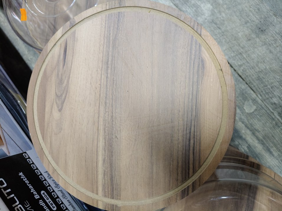 Şeffaf Kapaklı Bej pata Tabak - Görsel 2