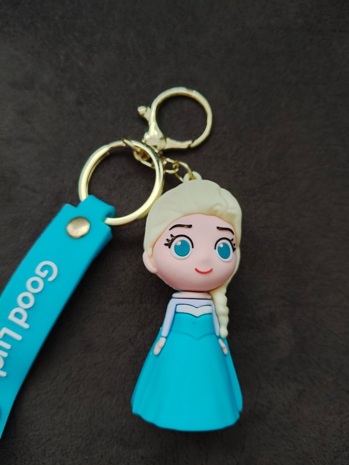 Renkli Püsküllü Kadın Anahtarlık - Görsel 2