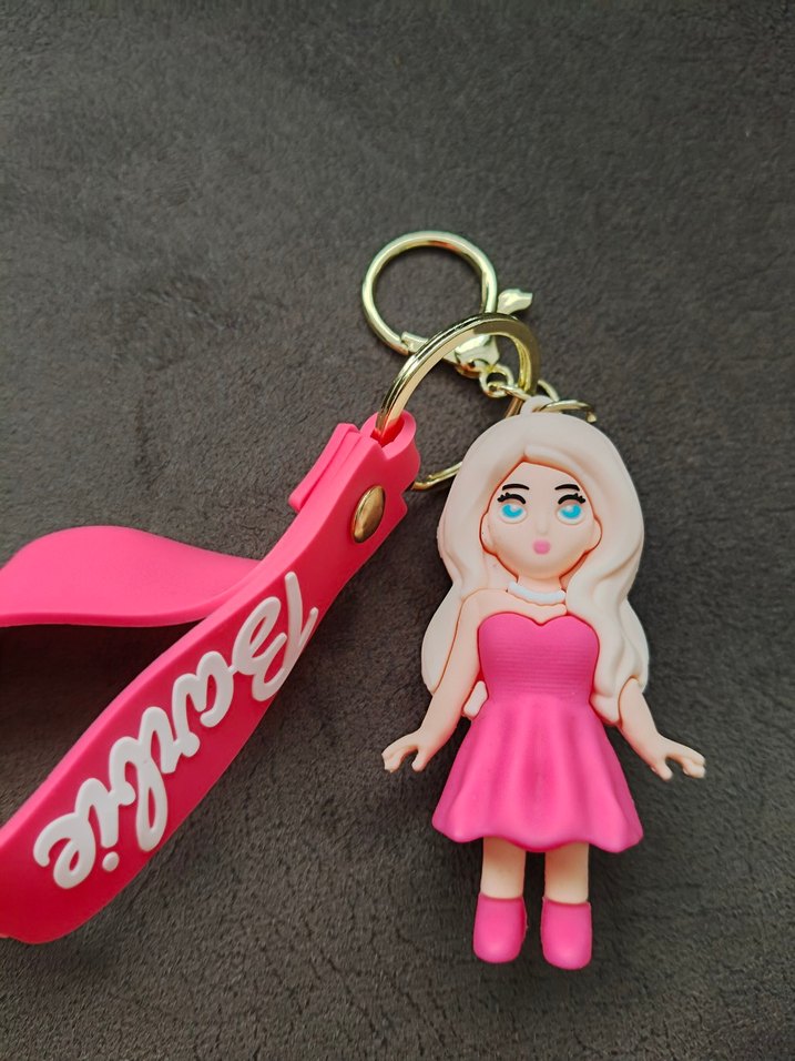 Pembe Elastik Street Wear Anahtarlık - Görsel 2