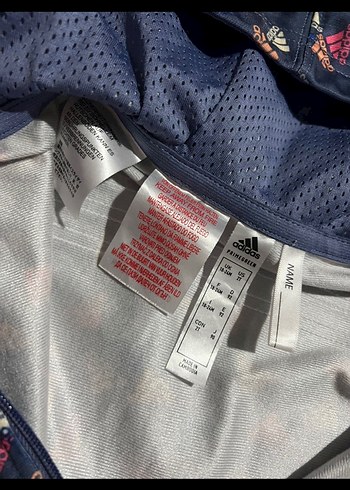 18-24 Ay Beden mavi Renk Kız Çocuk Lacivert Baskılı Adidas Eşofman
