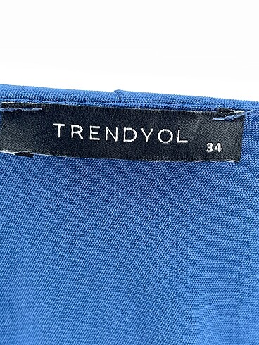 34 Beden mavi Renk Trendyol & Milla Kısa Elbise %70 İndirimli.