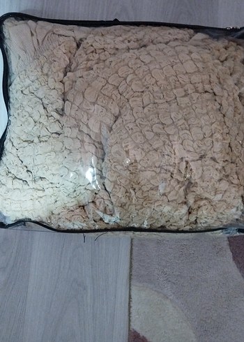 Bej Düz Desen Yumuşak koltuk örtüsü