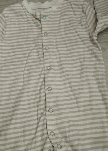 Uzun Kollu Gri Bebek Tulum - Görsel 3