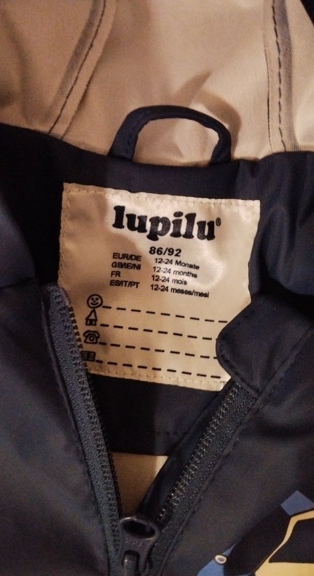 Erkek Çocuk Lacivert Fermuarlı Yağmurluk - Görsel 3