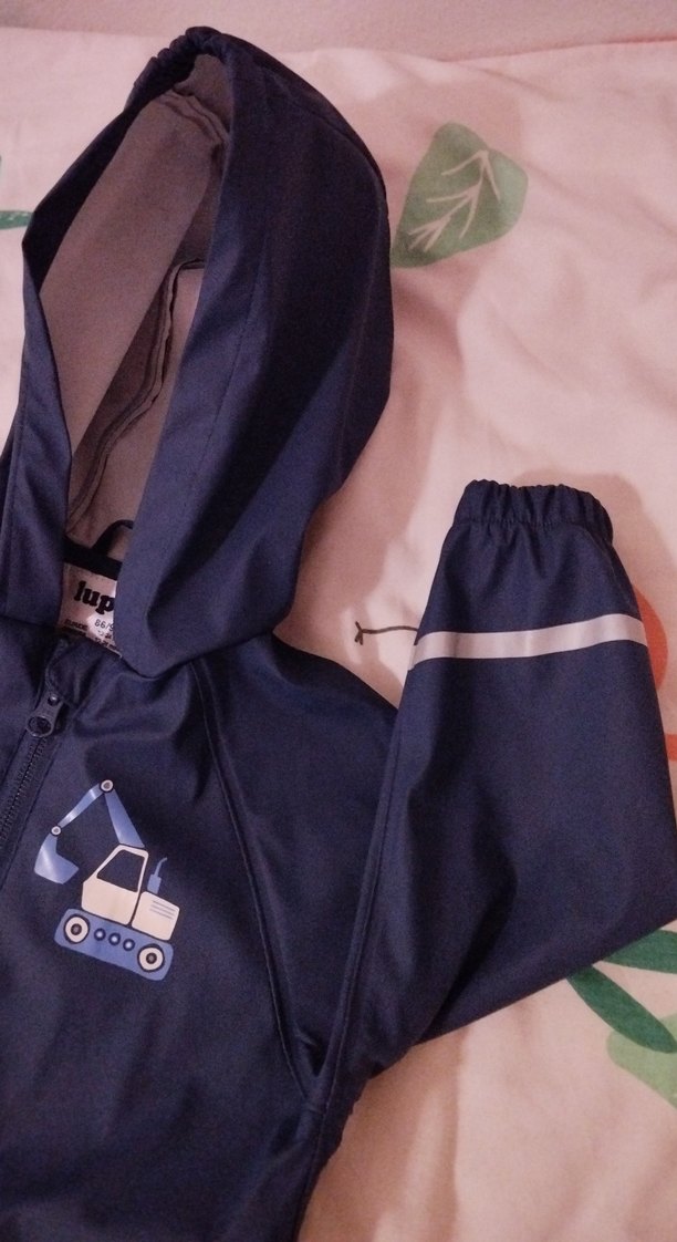 Erkek Çocuk Lacivert Fermuarlı Yağmurluk - Görsel 2