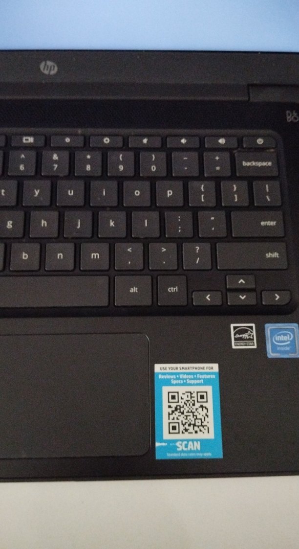 Siyah HP Chromebook Dizüstü Bilgisayar - Görsel 3