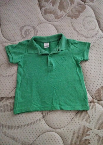 Erkek Çocuk Yeşil Kısa Kollu Polo Tişört