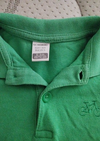 LC Waikiki Erkek Çocuk Yeşil Kısa Kollu Polo Tişört