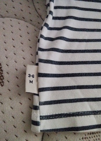 HelloBaby Çizgili Uzun Kollu Bebek Atlet