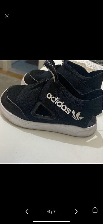 Adidas siyah sandalet