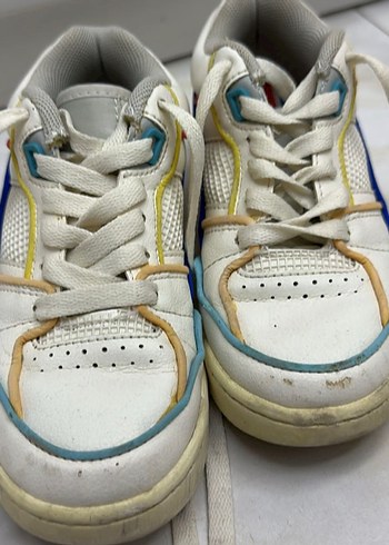 Zara Retro Renkli Beyaz Sneaker