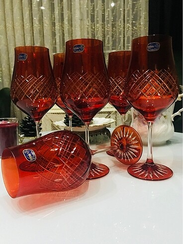 Bohemia Çekoslovak kristal kadeh