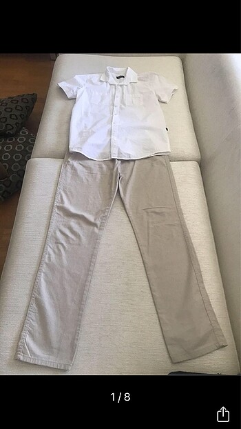 LC waikiki gömlek ve pantolon,11-12 yaş, ikisi birlikte 140 tl