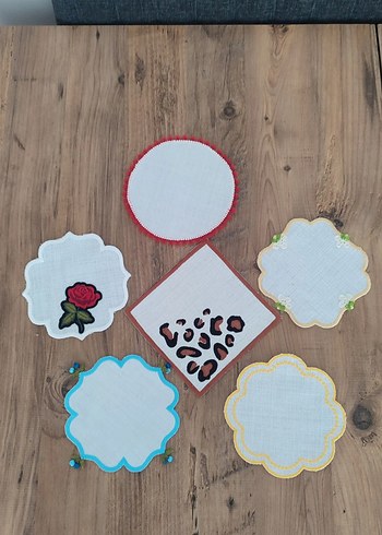 Nakışlı renkli sunum peceteleri - Görsel 14