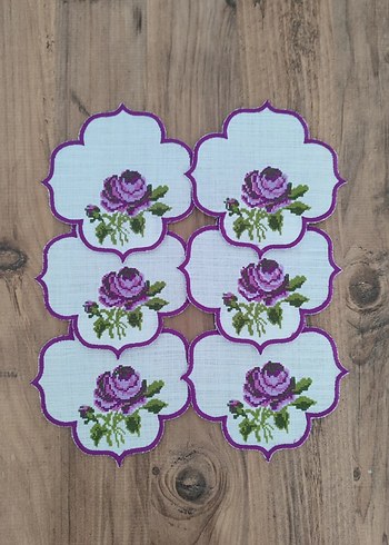 Nakışlı renkli sunum peceteleri - Görsel 10