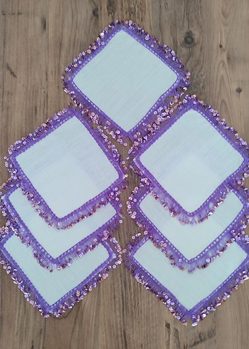 Nakışlı renkli sunum peceteleri - Görsel 6