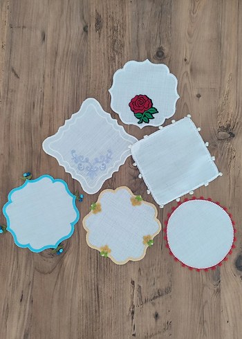 Nakışlı renkli sunum peceteleri - Görsel 20