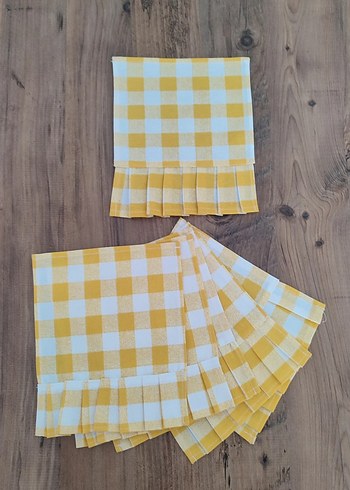 Nakışlı renkli sunum peceteleri - Görsel 5