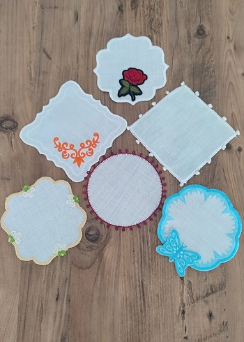 Nakışlı renkli sunum peceteleri - Görsel 12