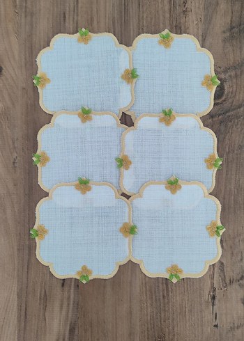 Nakışlı renkli sunum peceteleri - Görsel 11