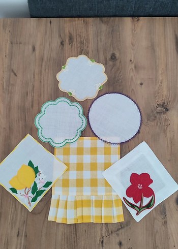 Nakışlı renkli sunum peceteleri - Görsel 13