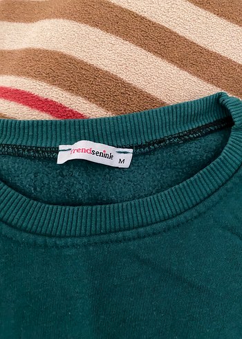 s Beden Yeşil Bohem Kadın Sweatshirt