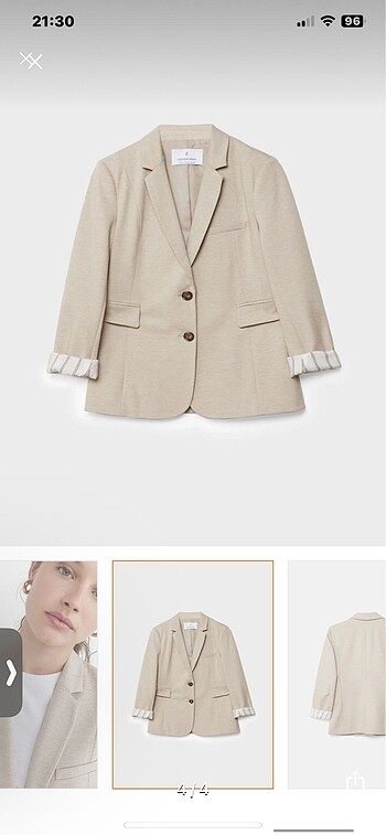 s Beden ten rengi Renk Stradivarius Blazer Ceket