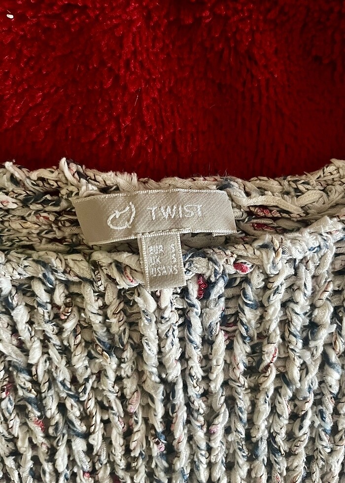 Twist Mavi Beyaz Kazak - Görsel 2