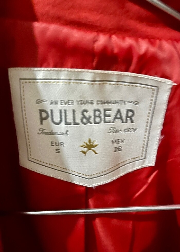 Pull&Bear Kırmızı Blazer Ceket - Görsel 2