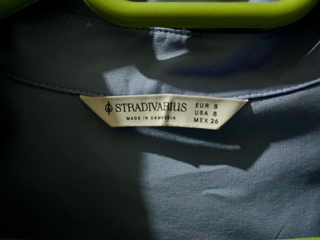 Stradivarius Stradivarius Slim Fit Mavi Gömlek