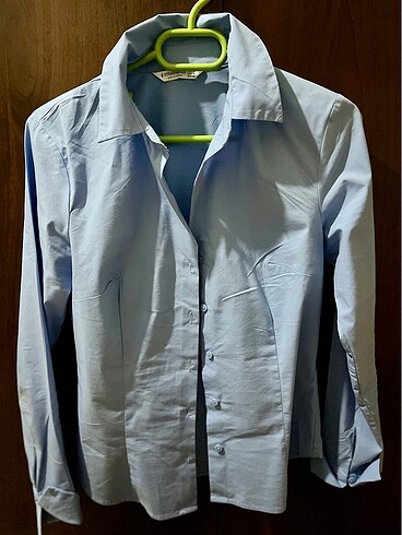 Stradivarius Slim Fit Mavi Gömlek