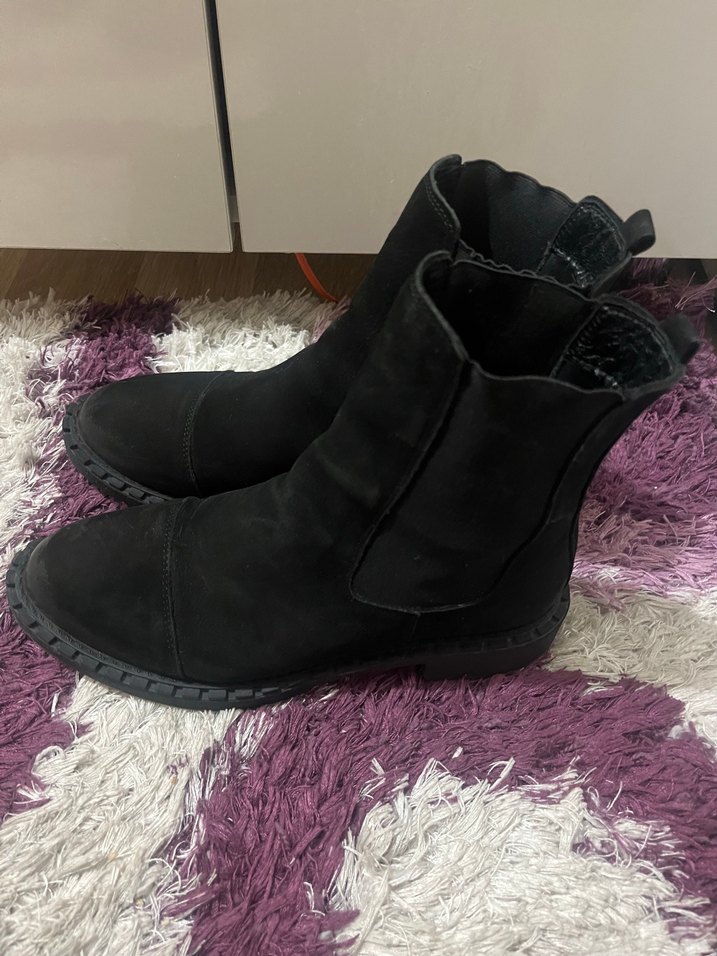 Provoq Siyah Süet kadın bot - Görsel 2