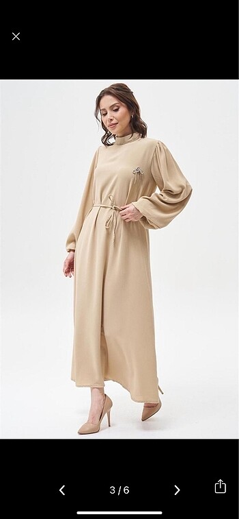 şık modest elbise