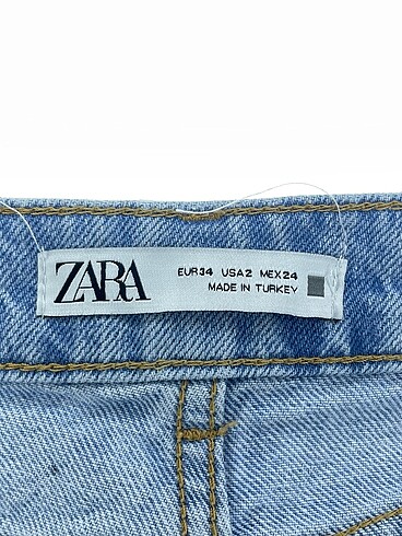 34 Beden mavi Renk Zara Jean / Kot %70 İndirimli.