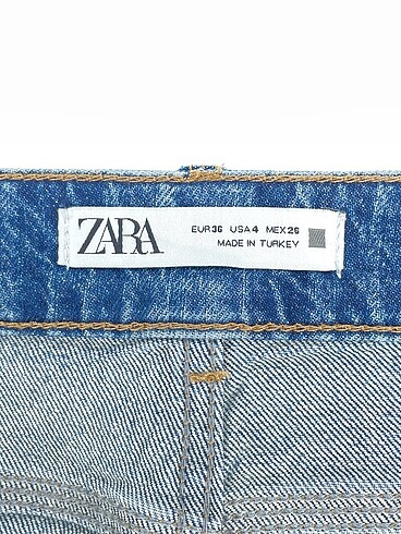 36 Beden lacivert Renk Zara Jean / Kot %70 İndirimli.