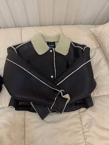 Pull and Bear Pull and bear kahverengi ceket kısa