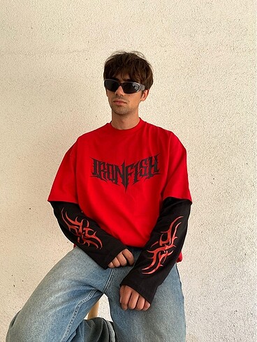 İRONFİSH OVERSİZE LONG SLEEVE SWEATSHİRT