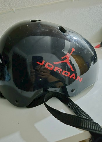 Siyah Air Jordan Biker Kask - Görsel 2