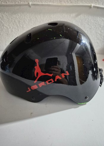 Siyah Air Jordan Biker Kask - Görsel 3