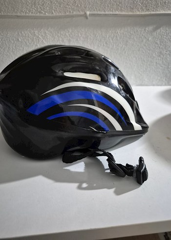 çocuk Mavi Yılan Desenli Biker Kask - Görsel 2