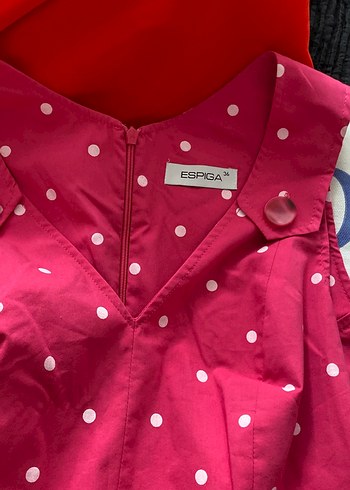 Puantiyeli Pembe Hamile Bluzu