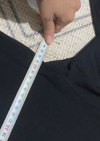 Düğmeli Siyah Hamile Tişörtü - Görsel 3