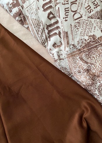 Kadın Vintage Bohem Uzun Kahverengi Elbise - Görsel 11